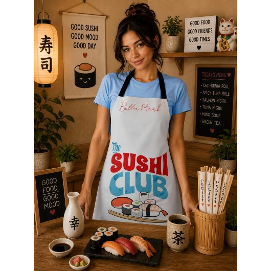 Sushi Club, Sushi Schürze