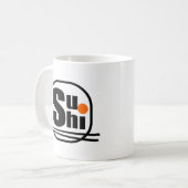 Sushi Coffee Tasse (Vorderseite Links)