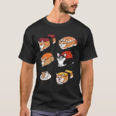 Sushi Corgi T-Shirt (Vorderseite)