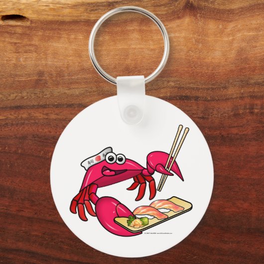 Sushi Crab Schlüsselanhänger (Vorderseite)
