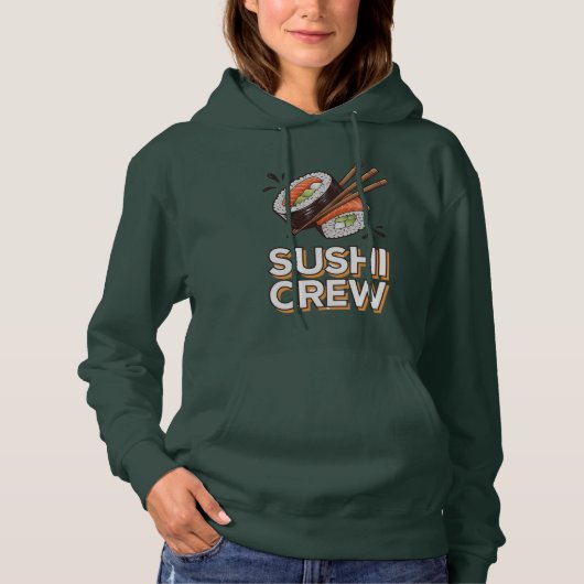 Sushi Crew Hoodie (Vorderseite)