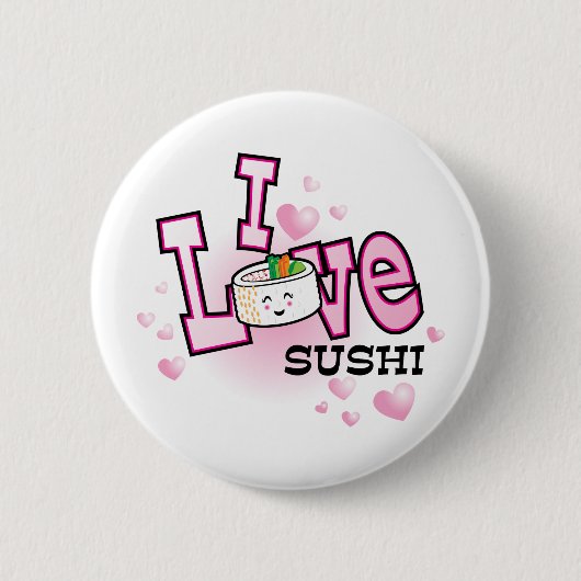Sushi der Liebe I Button (Vorderseite)