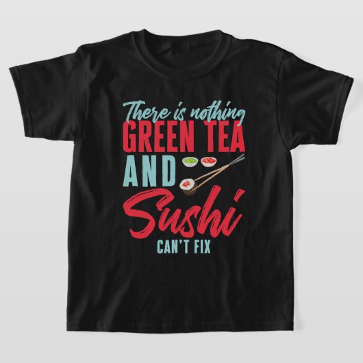 Sushi Design für japanischen Lebensmittel Wasabi L T-Shirt (Ablage )