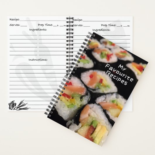 Sushi Design, Rezept Buch (Innen)