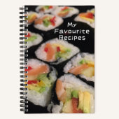 Sushi Design, Rezept Buch (Vorderseite)