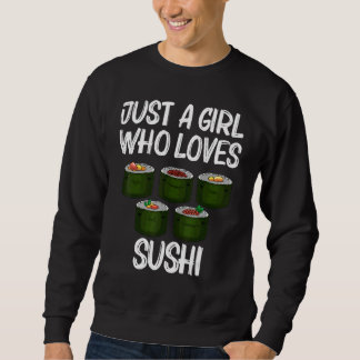 Sushi Designs For Girls Kids Japanese Food Maki Ea Sweatshirt