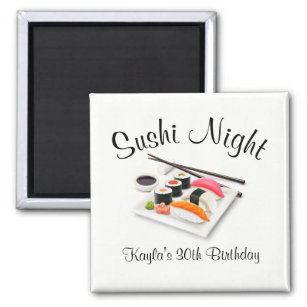 Sushi Dinner Party Magnet