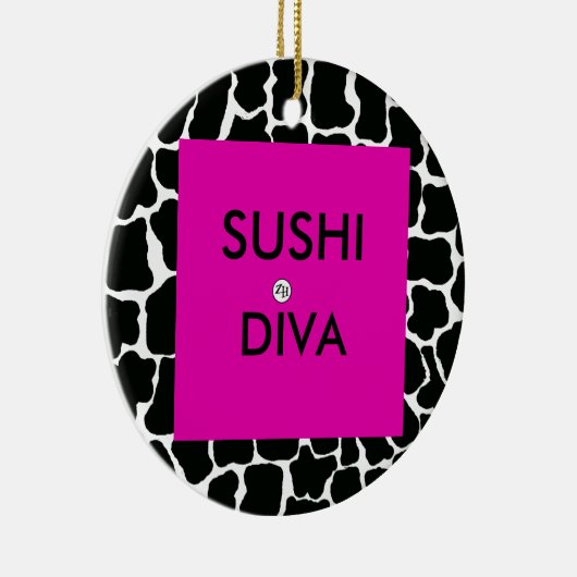 Sushi Diva Ornament von Zan Hanhof (Rechts)