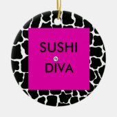 Sushi Diva Ornament von Zan Hanhof (Vorne)