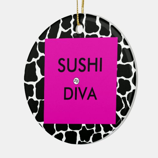 Sushi Diva Ornament von Zan Hanhof (Links)