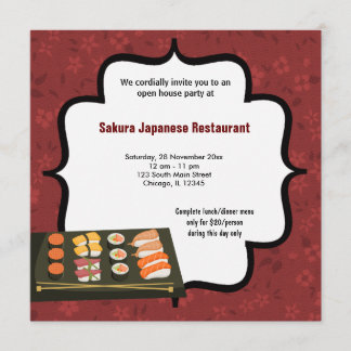 Sushi Einladung
