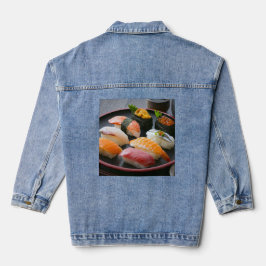 Sushi Elegance – Tradition Refined in Denim Jeansjacke