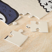 Sushi-Essen, nahtloses Muster-Design. Puzzle (Seite)