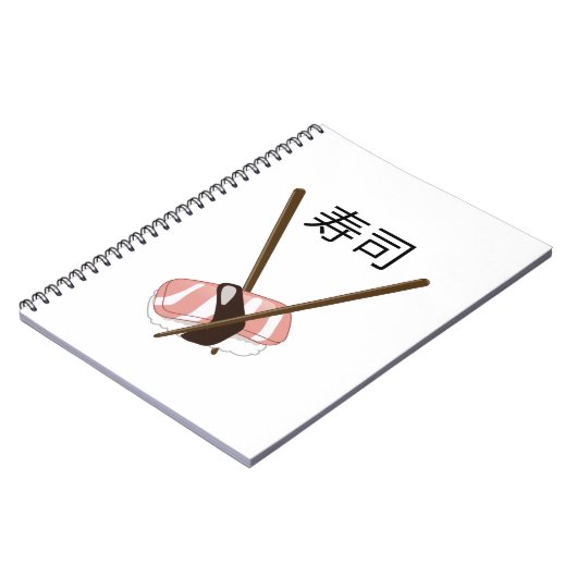 Sushi-Essstäbchen Notizblock (Linke Seite)