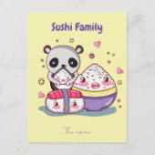 Sushi Family Postkarte (Vorderseite)