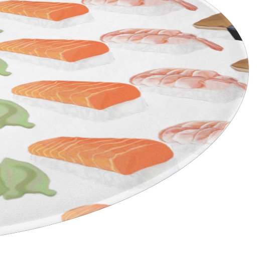 SUSHI FEINSCHMECKER CUTTING BOARD SCHNEIDEBRETT (Ecke)