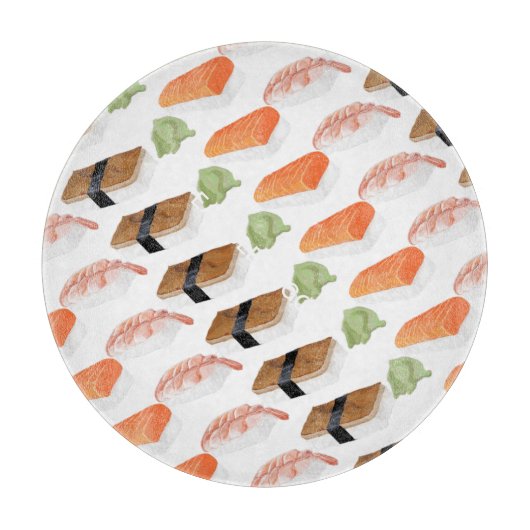SUSHI FEINSCHMECKER CUTTING BOARD SCHNEIDEBRETT (Vorderseite)