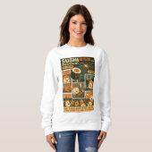 Sushi Festival Poster Design Sweatshirt (Vorne ganz)