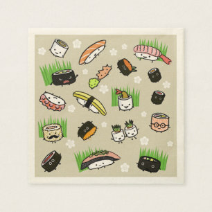Sushi-Figuren Serviette