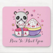 Sushi Finds Rolls Kawaii Sushi Mousepad (Vorne)