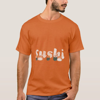 Sushi Fleisch Essstäbchen Essen Kultur Junge T-Shirt