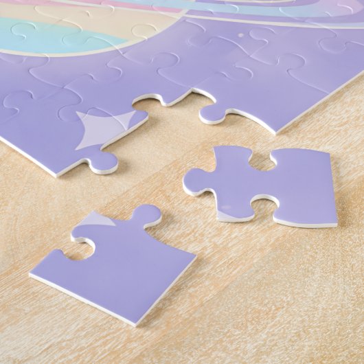 Sushi Flying in Pastel Galaxy Sky Puzzle (Seite)