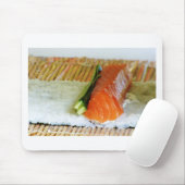 Sushi Food Health Rice Sesame Lachs Fisch essen Mousepad (Mit Mouse)