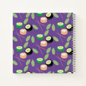 Sushi Food Koch Cook Rezept Notebook Notizblock (Rückseite)