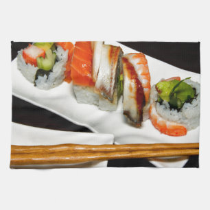 Sushi Food Restaurant essen exotisches Essen Fast  Handtuch