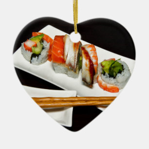 Sushi Food Restaurant essen exotisches Essen Fast Keramikornament