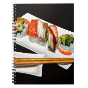 Sushi Food Restaurant essen exotisches Essen Fast  Notizblock