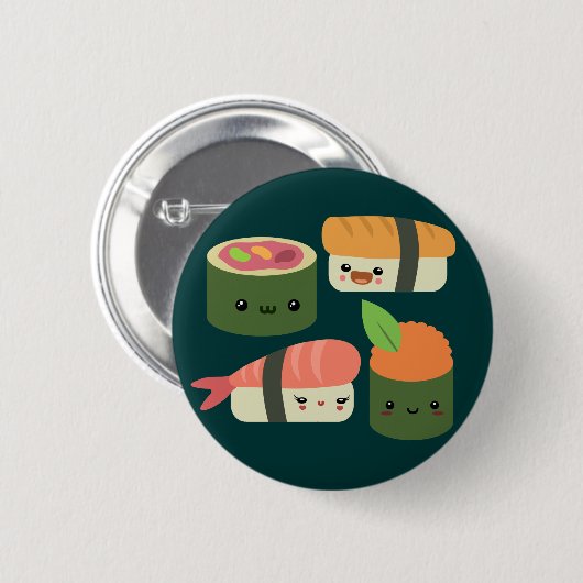 Sushi-Freunde Button (Vorne & Hinten)
