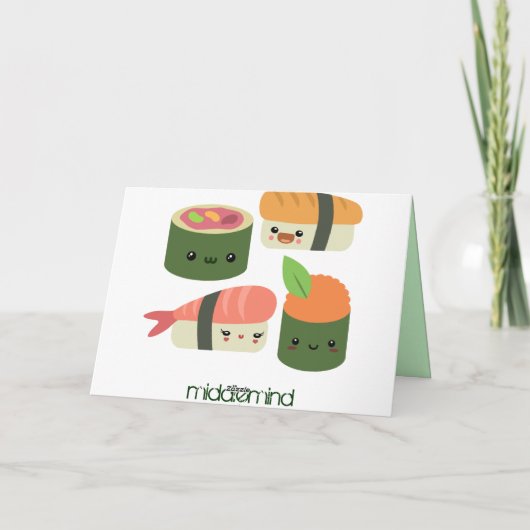 Sushi-Freunde Karte (Rückseite)