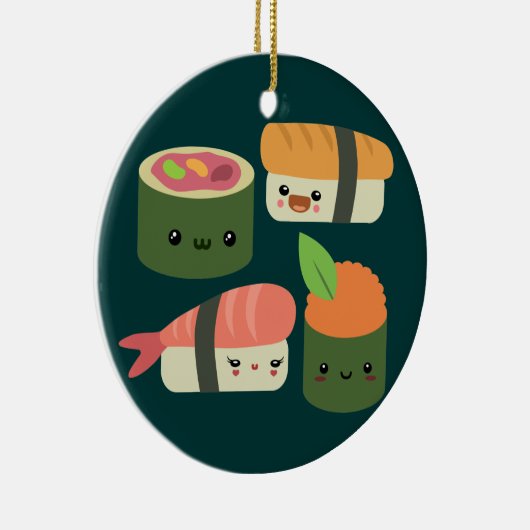 Sushi-Freunde Keramik Ornament (Rechts)