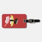 Sushi Friends - Fun Sushi Charaktere Gepäckanhänger (Vorderseite horizontal)