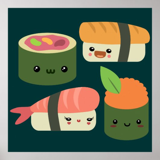Sushi Friends Poster (Vorne)