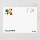 Sushi Friends Postkarte (Rückseite)
