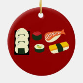 Sushi Fun Keramik Ornament (Hinten)