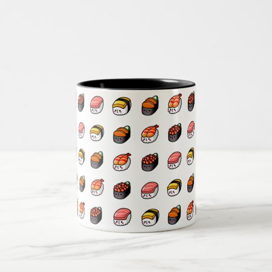 Sushi Gang マグカップ Zweifarbige Tasse (Mittel)