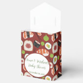 Sushi Gender Neutral Baby Shower Geschenkschachtel (Geöffnet)