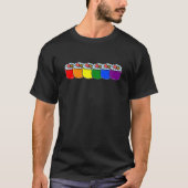 Sushi Gender Rolls Gay Rainbow Flag Lgbt Sushi Ea T-Shirt (Vorderseite)
