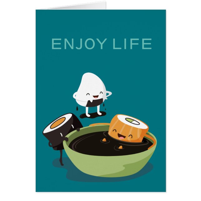 Sushi genießen die lustige Badzeit (Vorne)