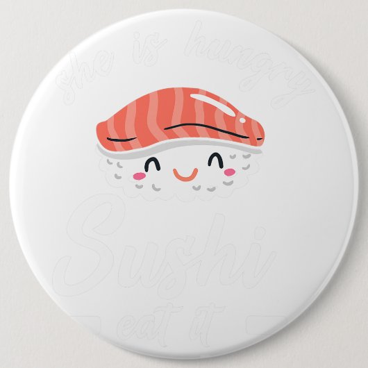 Sushi Geschenk für Kawaii Kinder Ladys Wasabi Food Button (Vorderseite)
