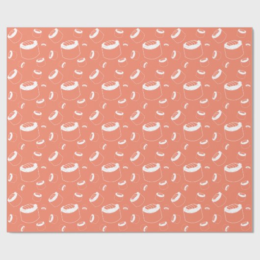 Sushi Geschenkpapier (Flach)