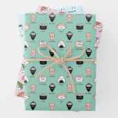 Sushi Geschenkpapier Set (Beispiel)
