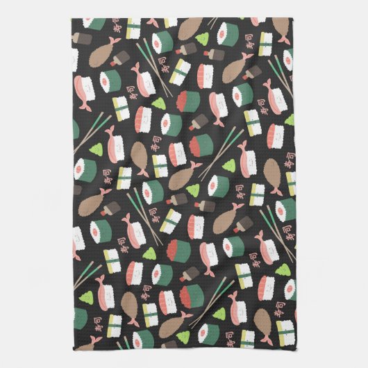 Sushi Geschirrtuch (Vertikal)