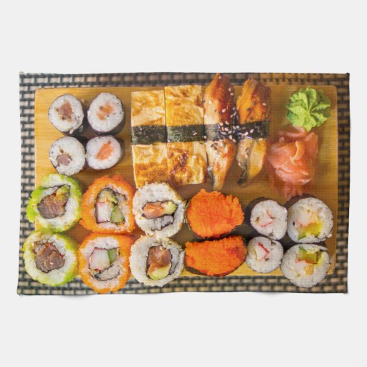 Sushi-Geschirrtuch Handtuch (Horizontal)