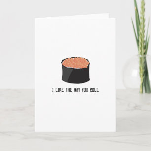 SUSHI GREETING CARD KARTE