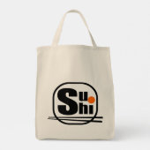 Sushi Grocery Tote Bag Tragetasche (Rückseite)