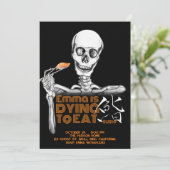 SUSHI Halloween-Party Einladungskarten (Stehend Vorderseite)